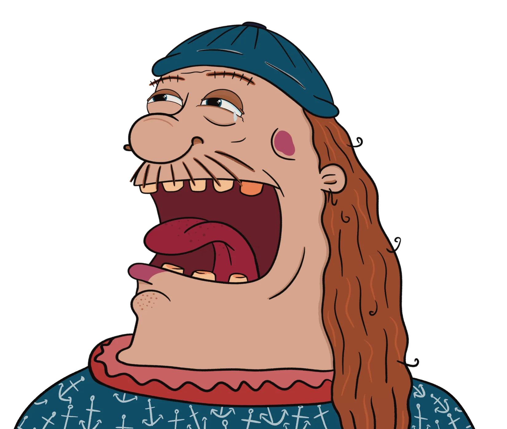 Illustration fra Blæst fra Vests fortællinger